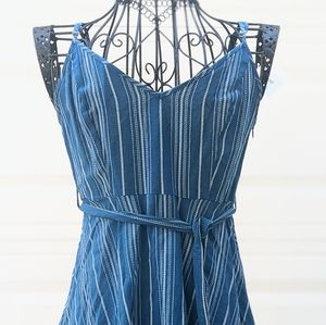 Striped Fit and Flatter Dress